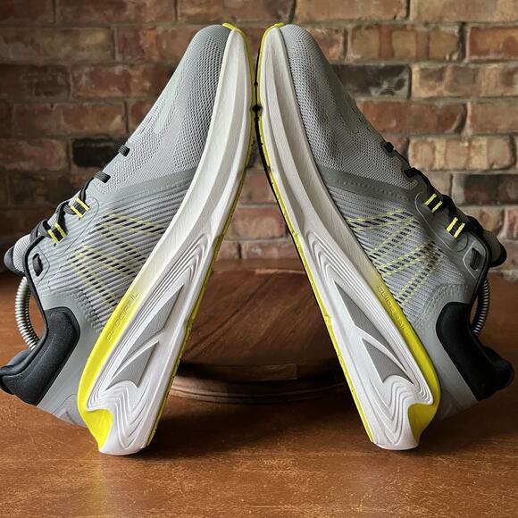 Altra Paradigm 7 Men's Size 10 Road Running Gray Yellow Sneakers Shoes - Picture 7 of 16